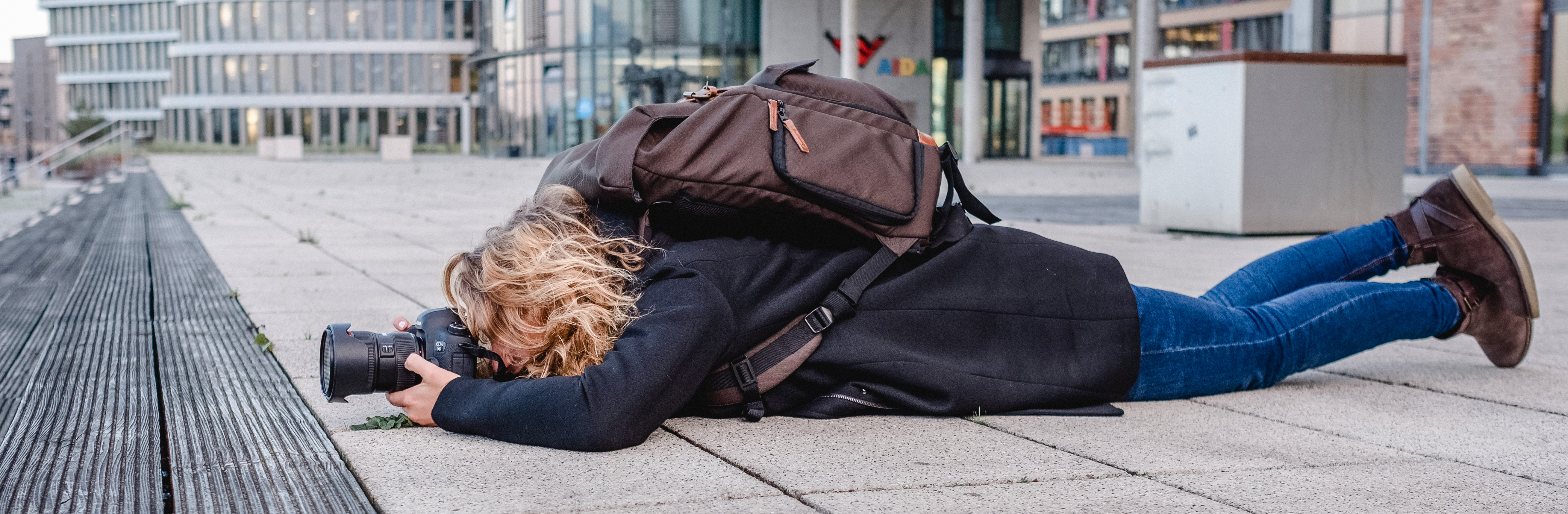 Foto von der Hochzeitsfotografin bei der Arbeit in Rostock.