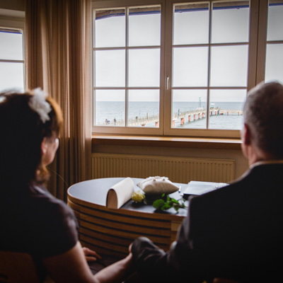 Heiraten mit Meerblick in Zingst.