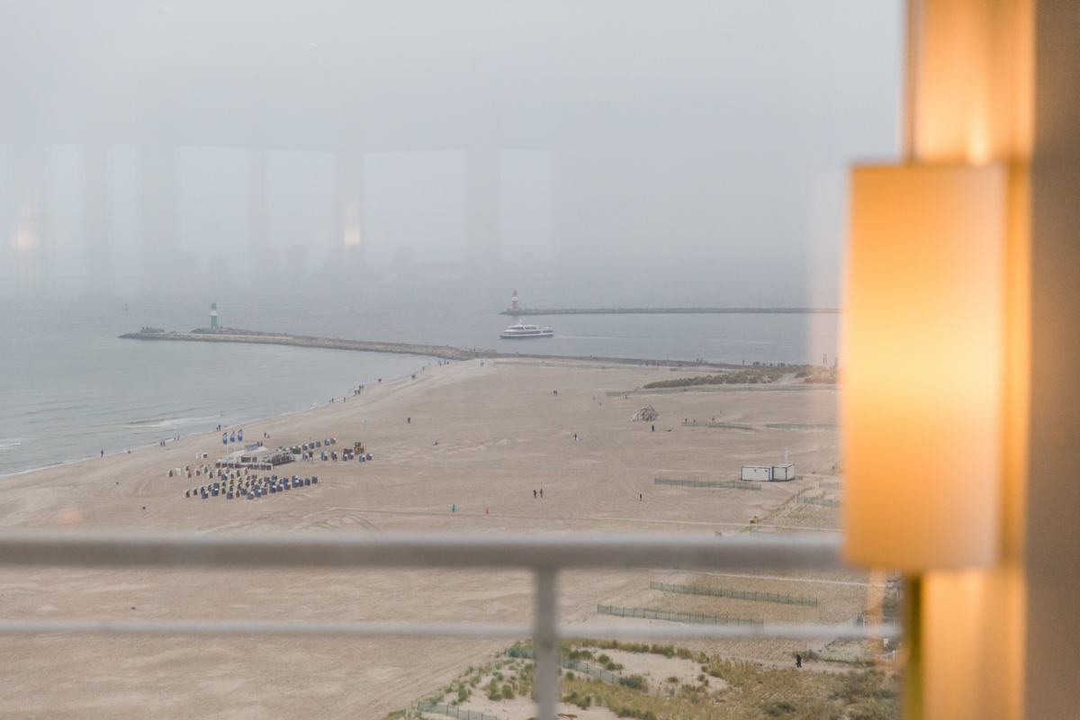 Ausblick auf Warnemünde