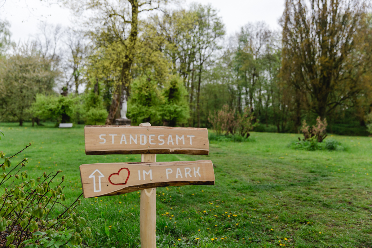 Hochzeit im freien auf dem Landgut Lischow