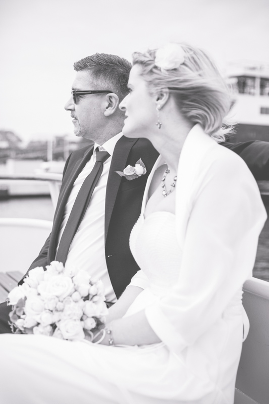 Heiraten auf einem Schiff in Rostock.