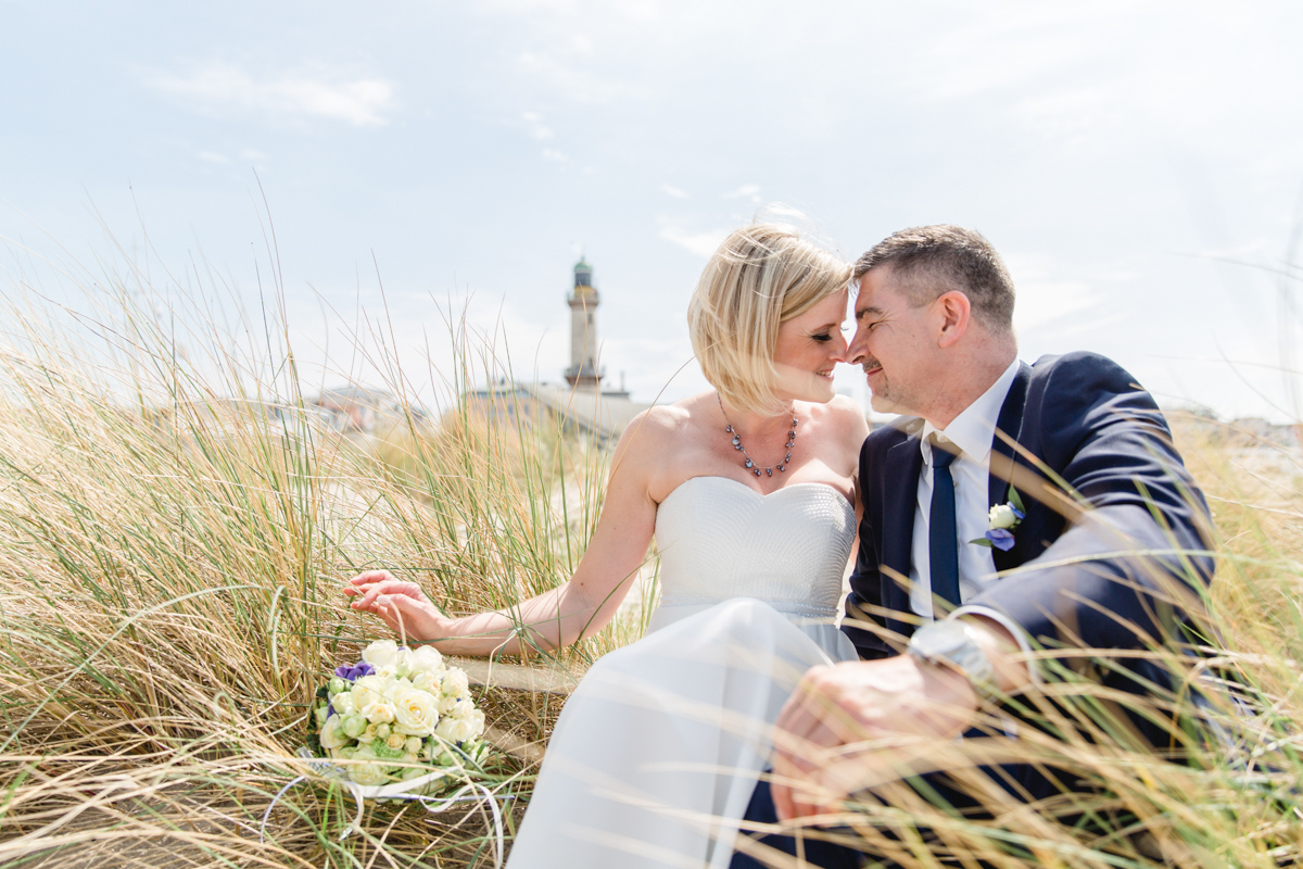 Strandhochzeit in Warnemünde.