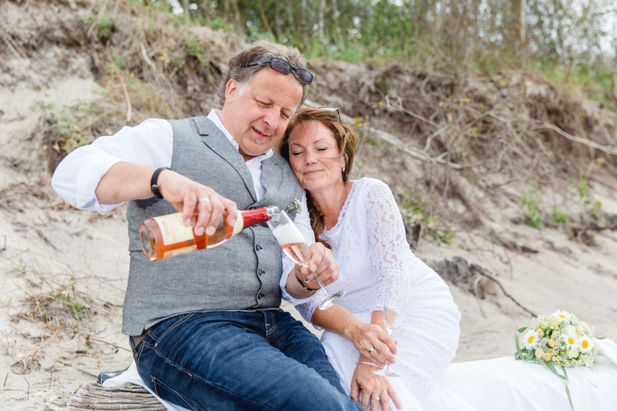 Sektempfang Hochzeit.