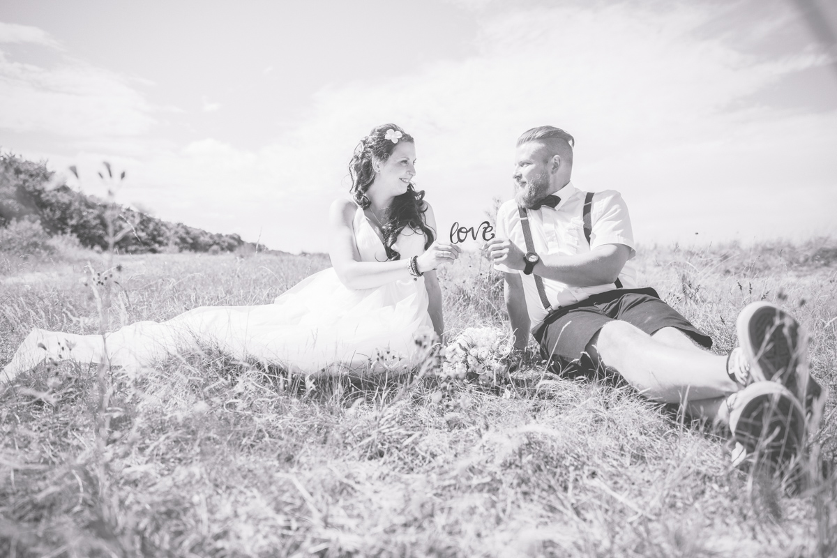 Ausgefallene Hochzeitsfotografie Zingst.