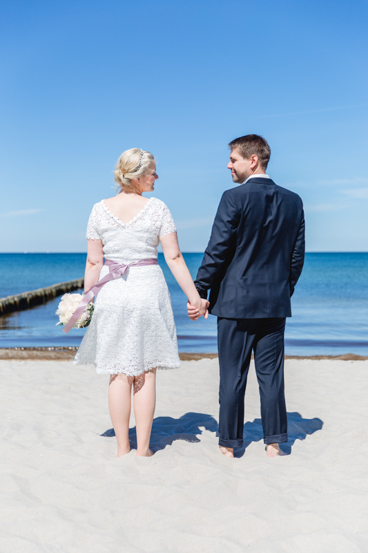 Strandhochzeit in Markgrafenheide.