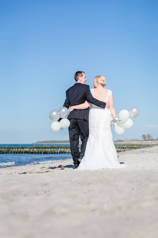 Paarshooting am Strand von Heiligendamm.