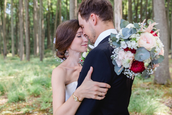 Brautpaarfotoshooting im Gespensterwald bei Rostock