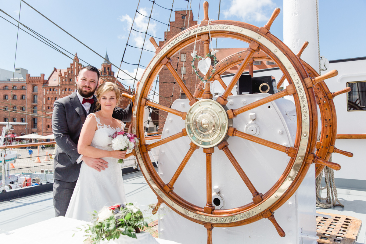 Heiraten auf der Gorch Fock.