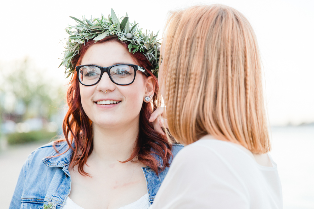 Hochzeitsfoto einer samesexmarriage.