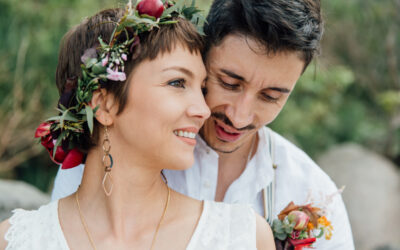 Lässige Strandhochzeit an der Ostsee