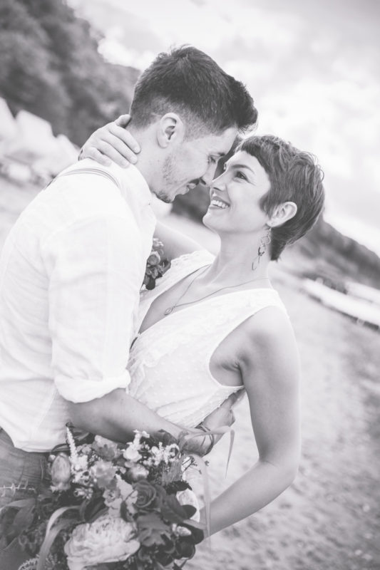 Fotos einer wunderschönen Strandhochzeit.