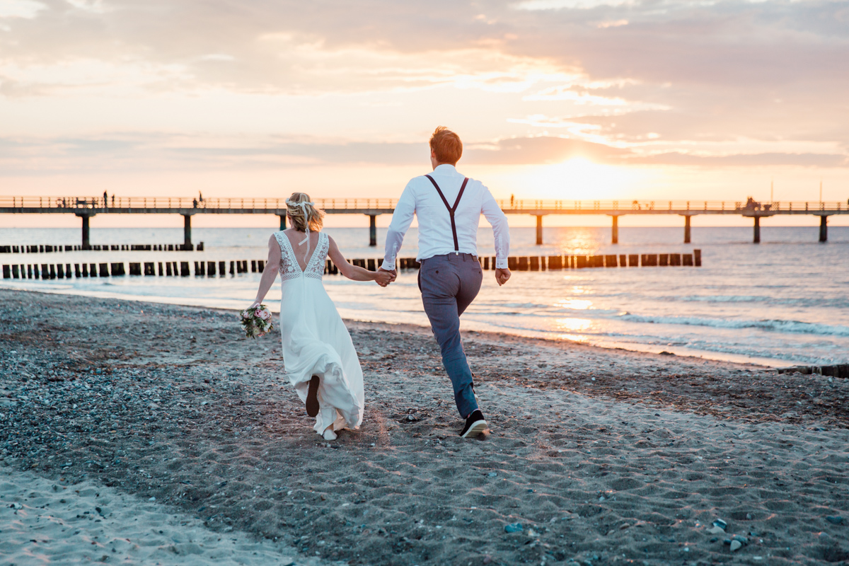 Sonnenuntergang an der Ostsee.