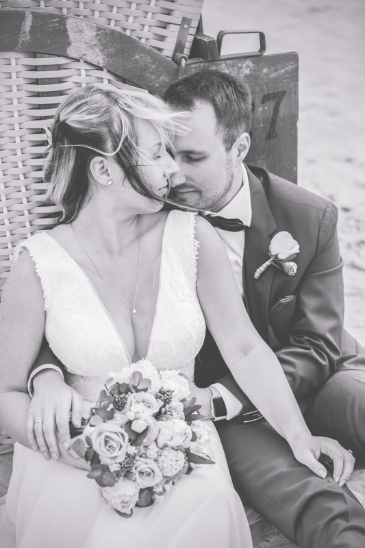 Heiraten an der Ostsee - Fotos am Strand.