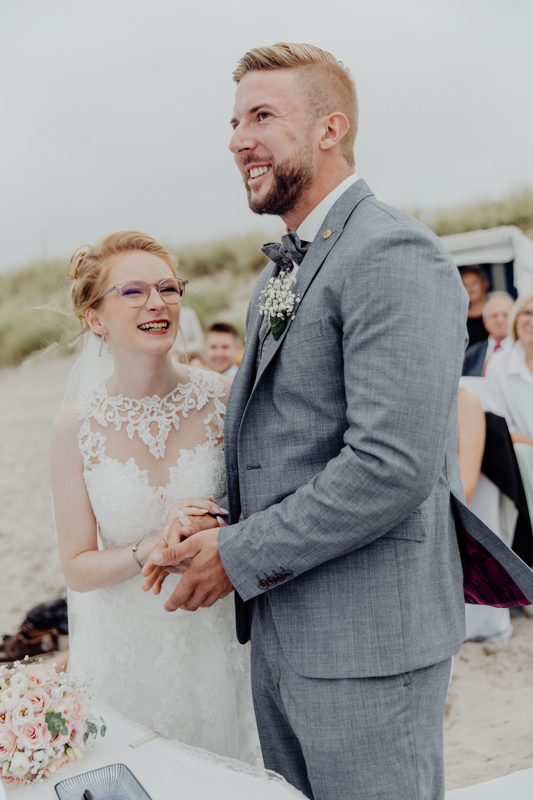 Heiraten am Strand von Ahrenshoop.