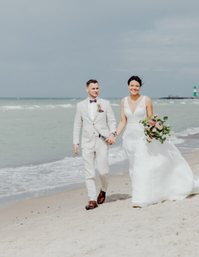 Hochzeitsfotos an der Ostsee.