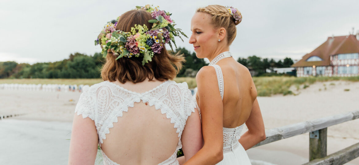 Gleichgeschlechtliche Hochzeit in Zingst.