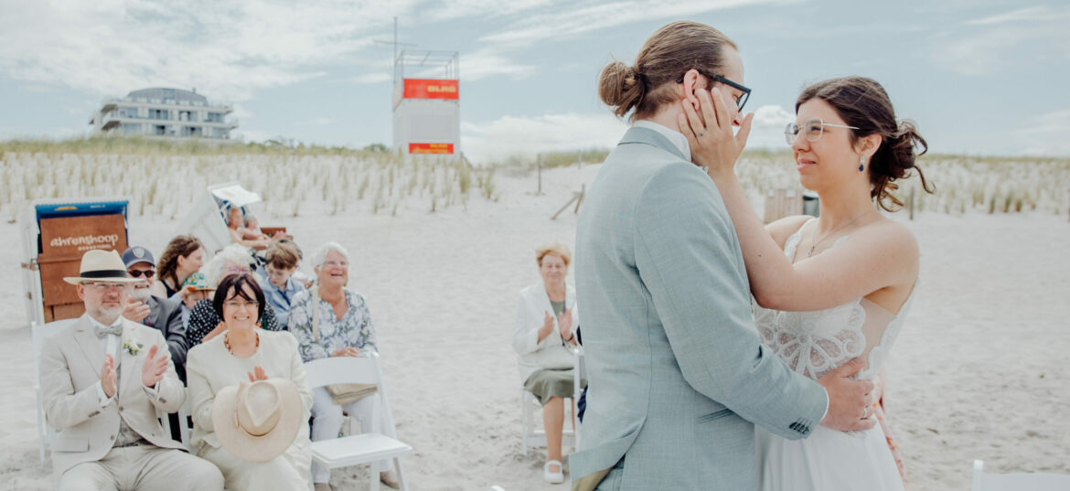 Strandhochzeit an der Ostsee.