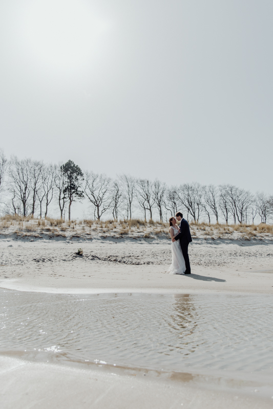 Hochzeitsfotografie Zingst am Strand