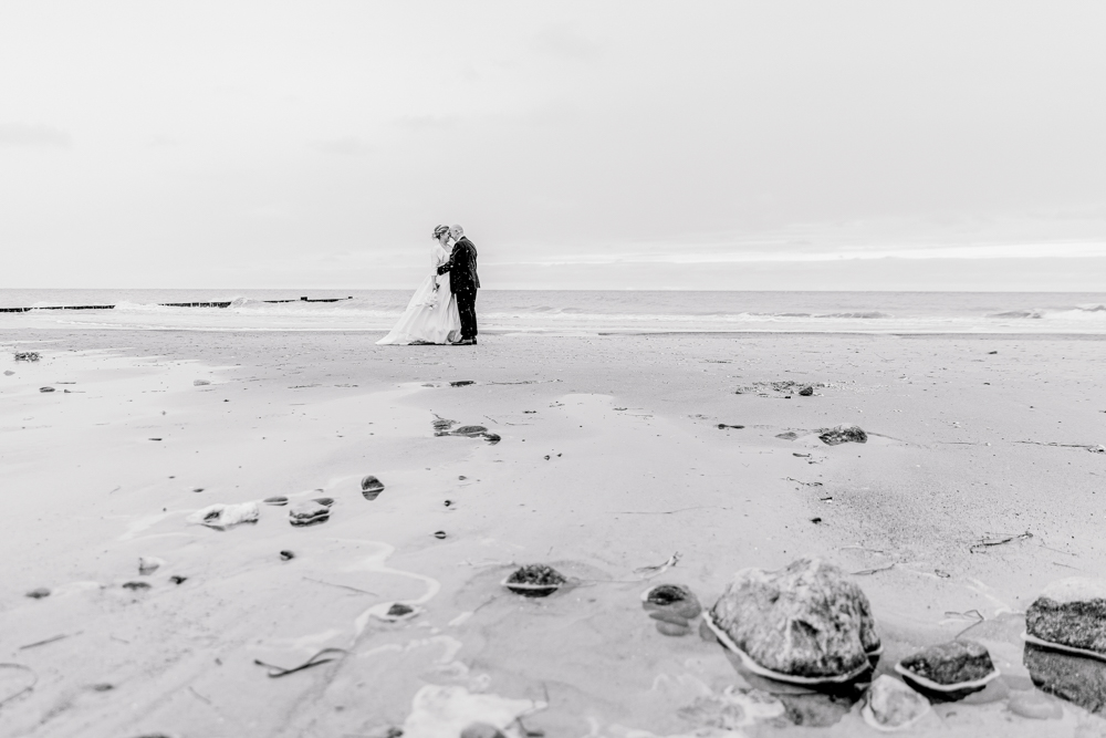 Hochzeitsfotos am Ostseestrand