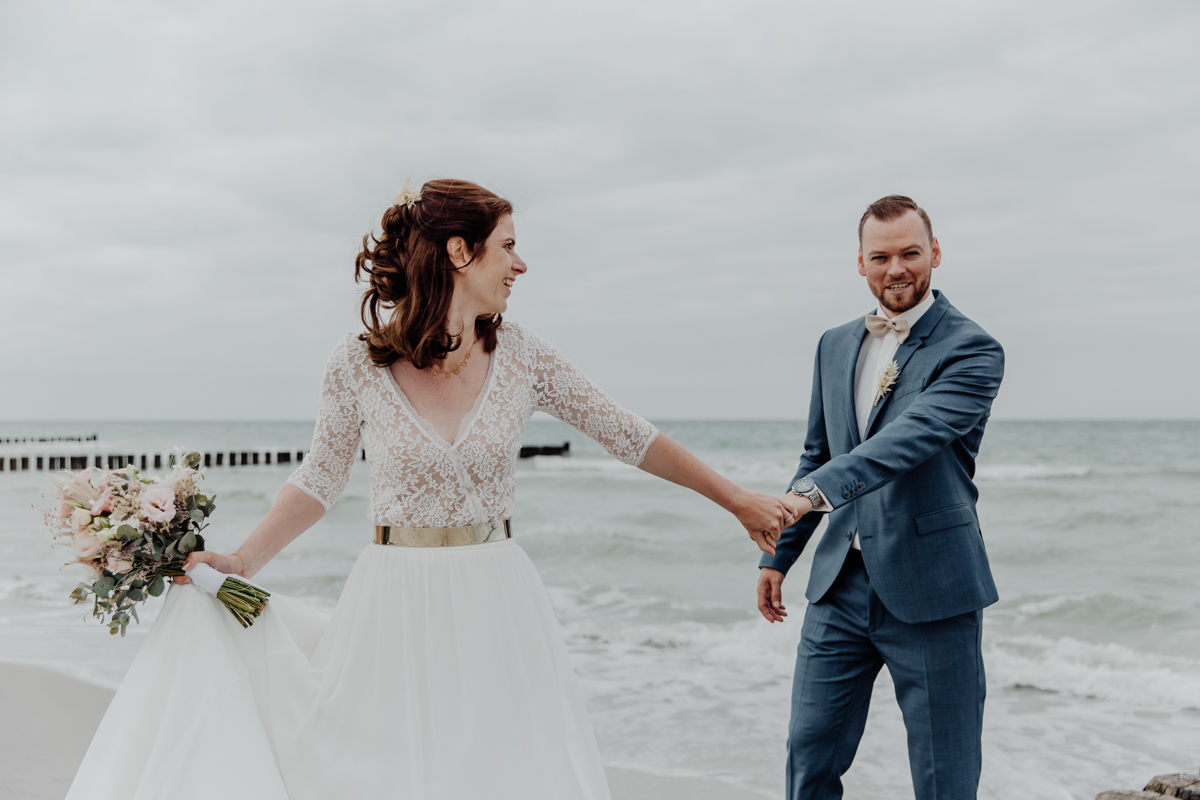 Strandhochzeit auf dem Darß