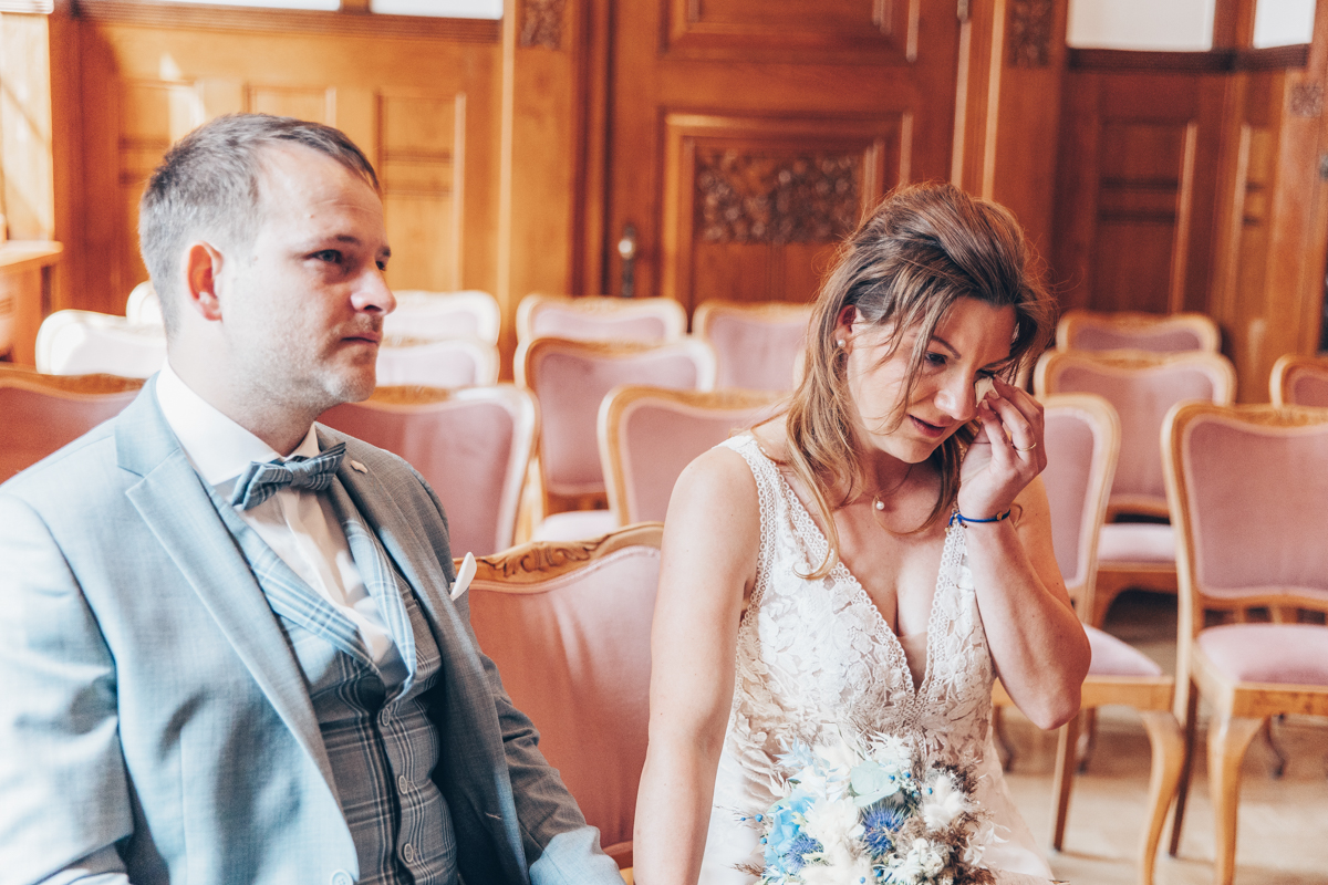 Standesamtliche Hochzeit zu zweit Rostock 16 Emotionen bei der standesamtlichen Trauung zu zweit.